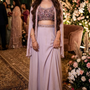 Blush Mauve Embellished Three-Piece Co-ord Set