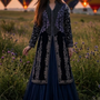 Midnight Royale Embroidered Indo-Western set