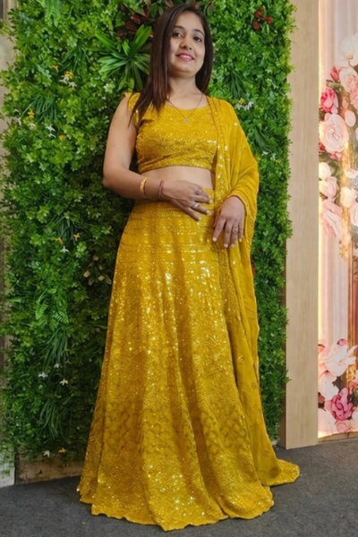 Sunshine Sparkle Festive Lehenga Set