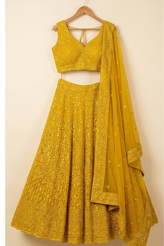 Sunshine Sparkle Festive Lehenga Set