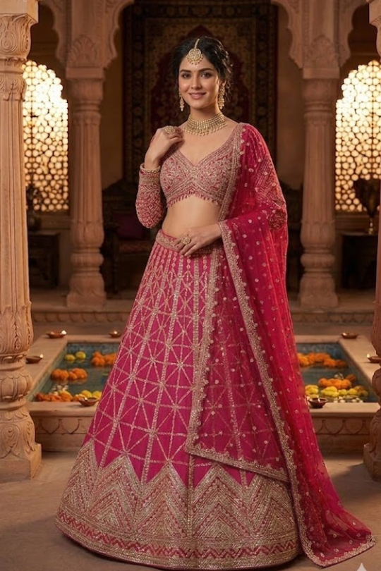 Rani Heritage Embroidered Lehenga Set