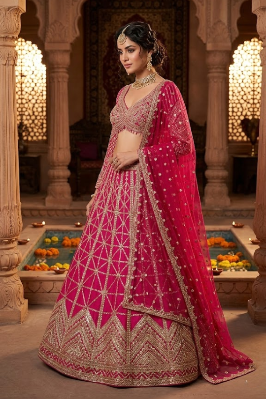 Rani Heritage Embroidered Lehenga Set