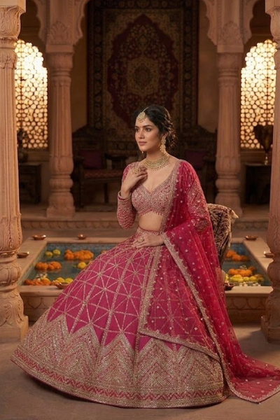 Rani Heritage Embroidered Lehenga Set