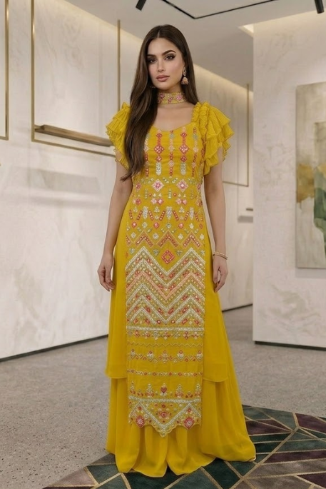 Sunheri Grace Embroidered Two-Piece Set