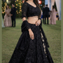 Midnight Elegance Embellished Lehenga Set