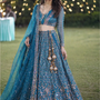 Emerald Elegance Bridal Lehenga Set